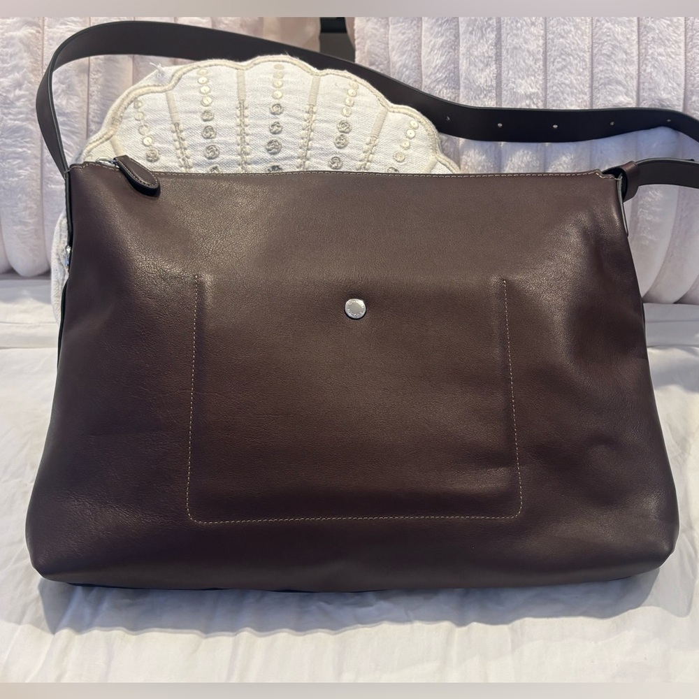 Coach Mott Messenger Bag 38/ Natural Grain Leather in Maple - Picture 5 of 12